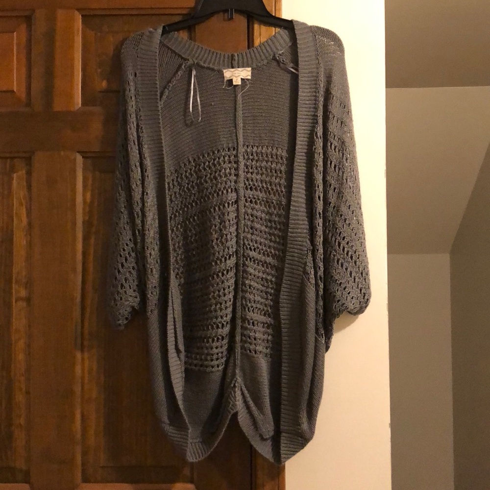 Charcoal grey cardigan